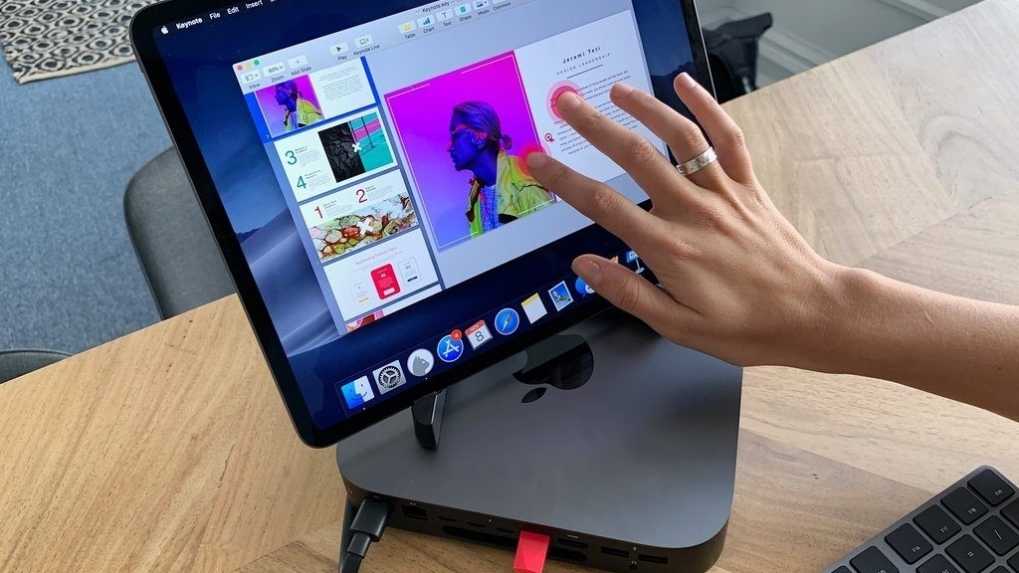 Mac Mini Mit Ipad Pro Als Touchscreen Heise Online