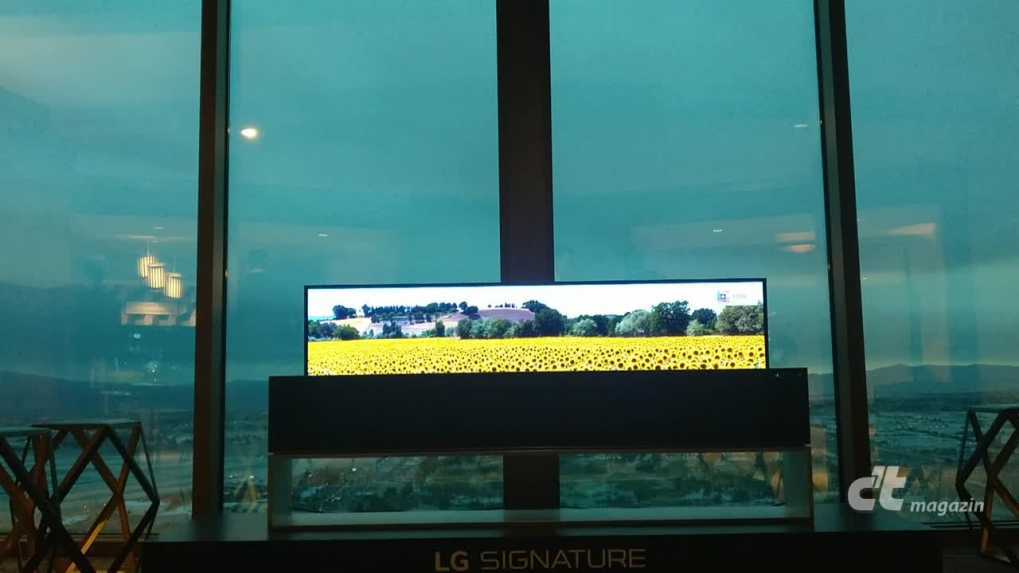 Aufrollbarer 4k Oled Fernseher Noch In Diesem Jahr Erhaltlich Heise Online