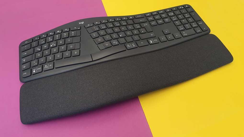 Logitech Ergo K860 Ergonomische Tastatur Mit Notebook Tasten Ausprobiert Heise Online