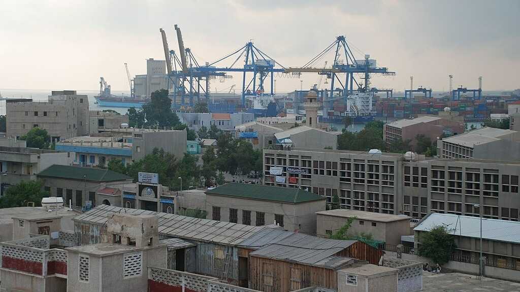 Der Hafen von Port Sudan am Roten Meer.