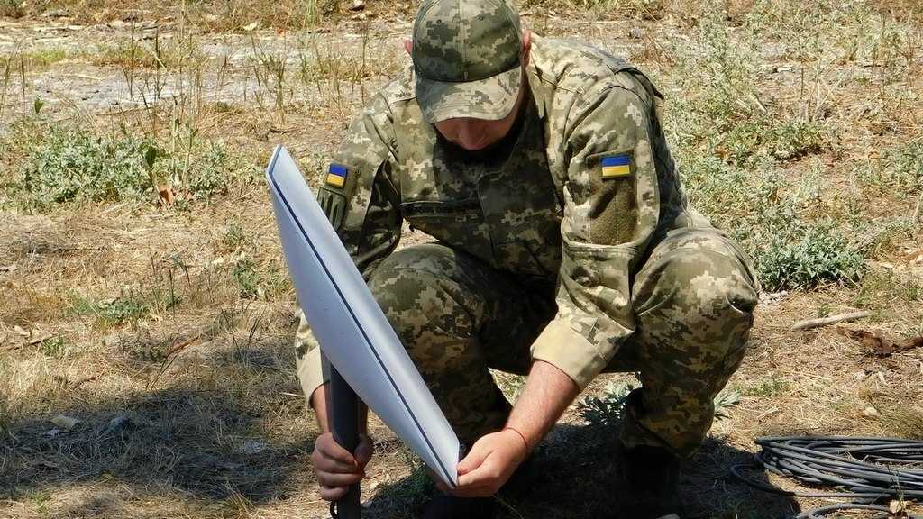 Das ukrainische Militär nutzt Terminals von Starlink.