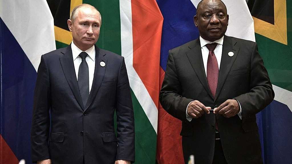 Wladimir Putin und Cyril Ramaphosa
