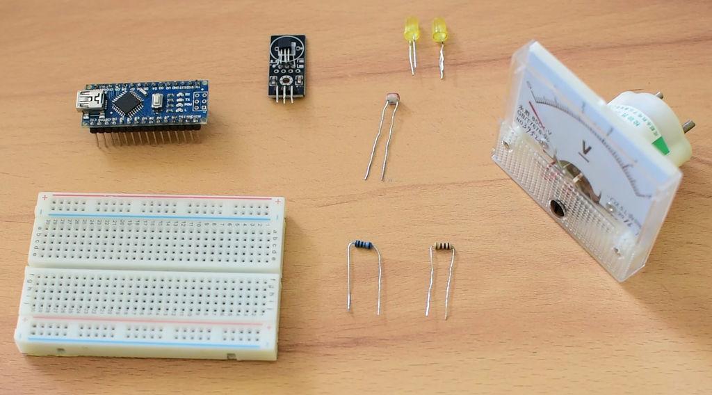 Verschiedene elektronische Bauteile