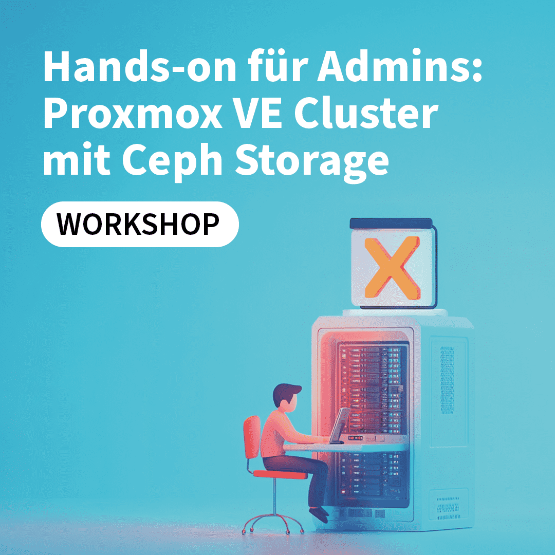 iX-Workshop: Proxmox VE-Cluster mit Ceph-Speichersystem einrichten