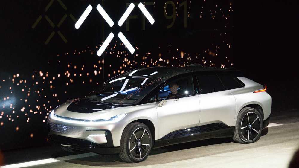 Elektroautos Faraday Future Zeigt Serien Modell Ff91