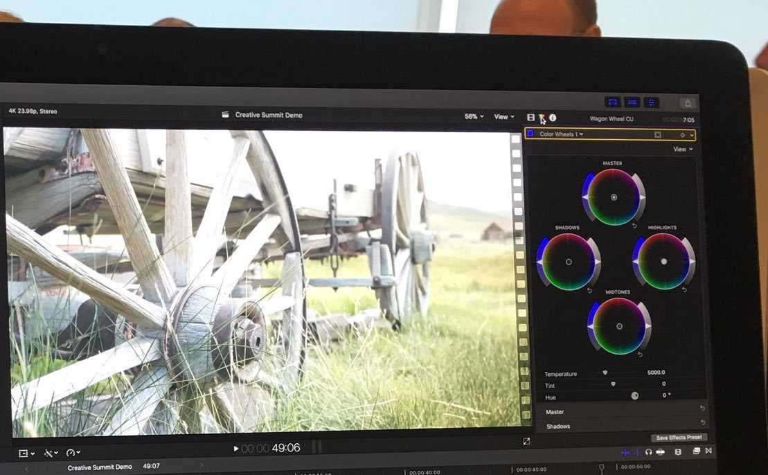 Farbkorrektur FCPX 10.4