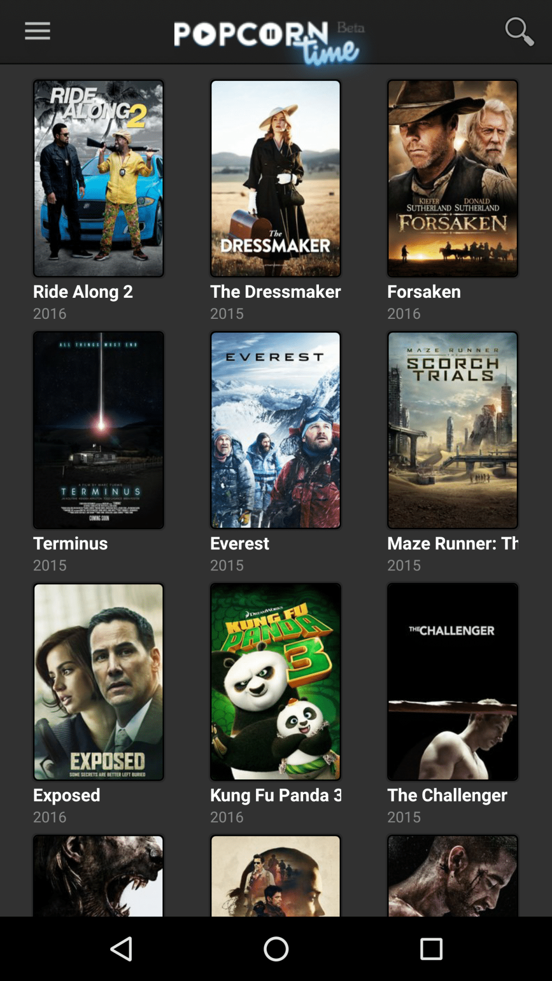 The Android app Popcorn Time looks like a normal streaming client, but shares copyrighted material via BitTorrent in the background.