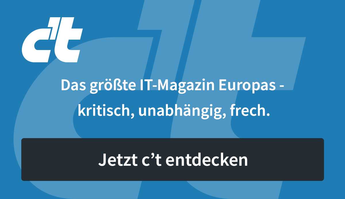 Mehr von c't Magazin