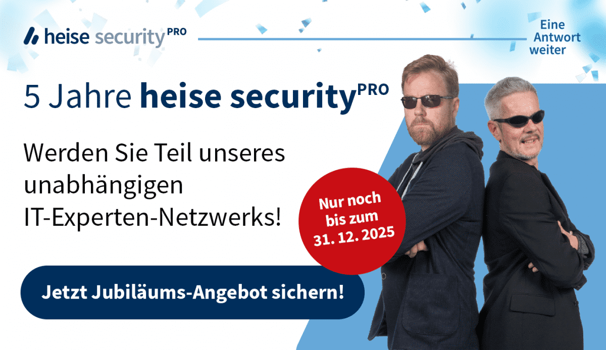 Jetzt heise security PRO entdecken