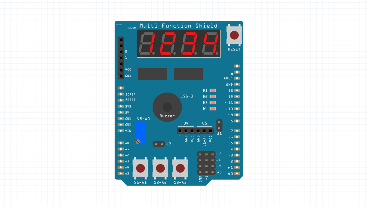 Fritzing Part für das Multi Function Shield | heise online