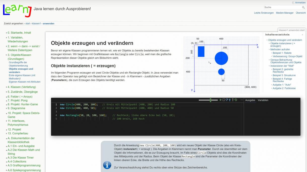 LearnJ - ein interaktiver Java-Programmier-Kurs | heise online