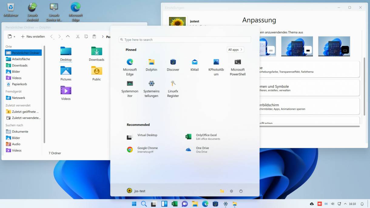 Windowsfx im Test: Linux in Windows-Optik | heise online