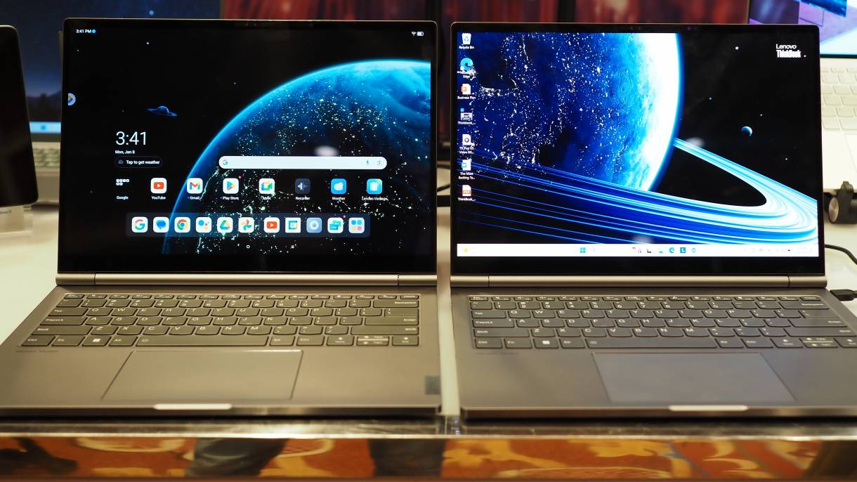 ThinkBook Plus Gen 5 Hybrid NotebookTablet mit Windows und Android heise online