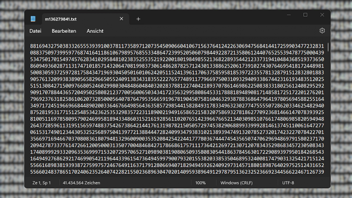 M136279841: New largest known Mersenne prime number confirmed with GPU ...