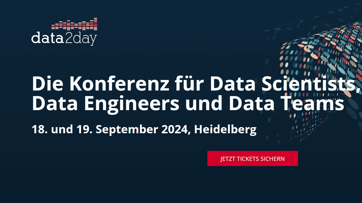 data2day 2023: Vorträge zur zehnten Ausgabe der Data-Science-Konferenz gesucht