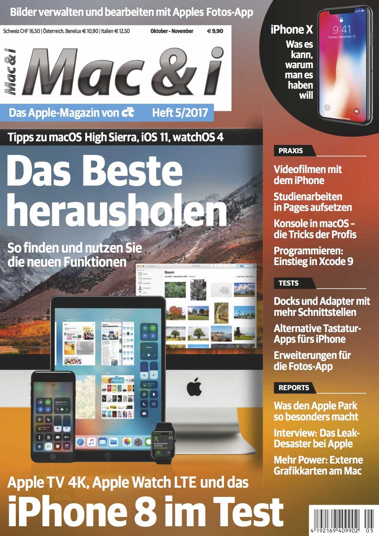 Mac & i Heft 4/2017 vorab im Heise-Shop bestellbar