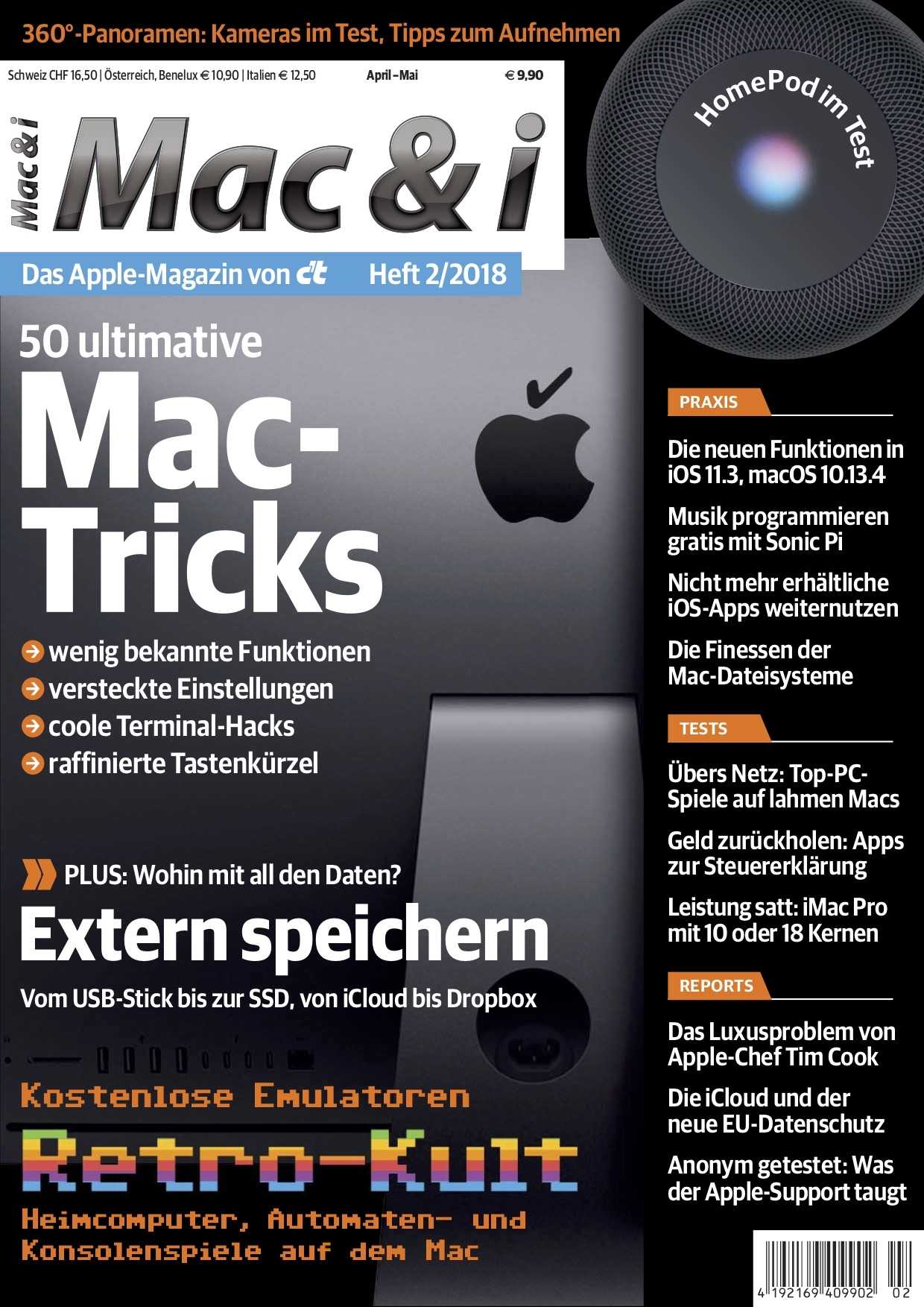 Mac & i Heft 2/2018: Titelbild …