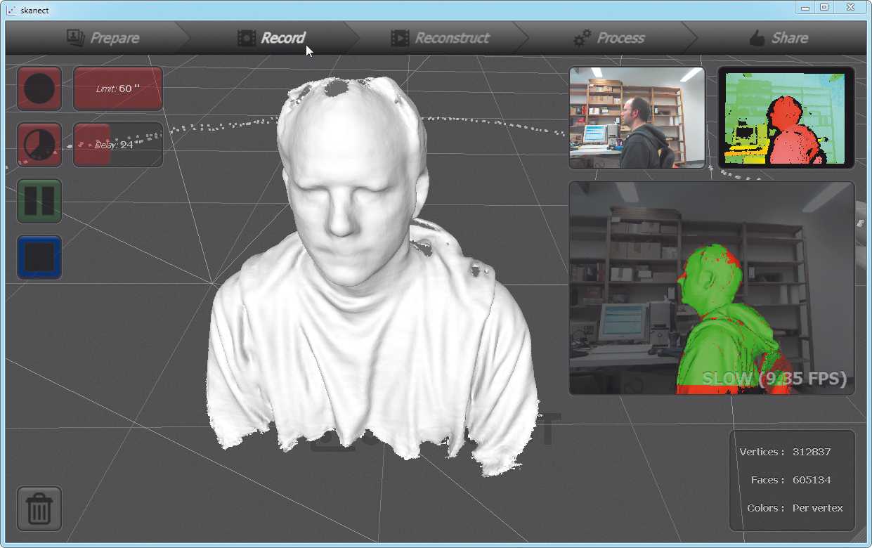 Skanect 3D-Scan Kinect