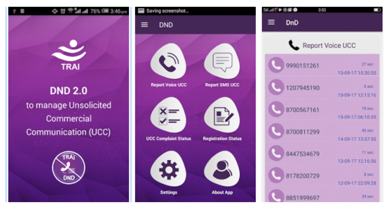 Screenshots: Trai