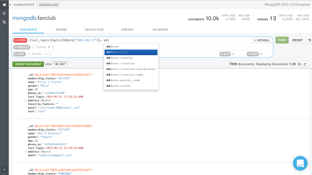 MongoDB