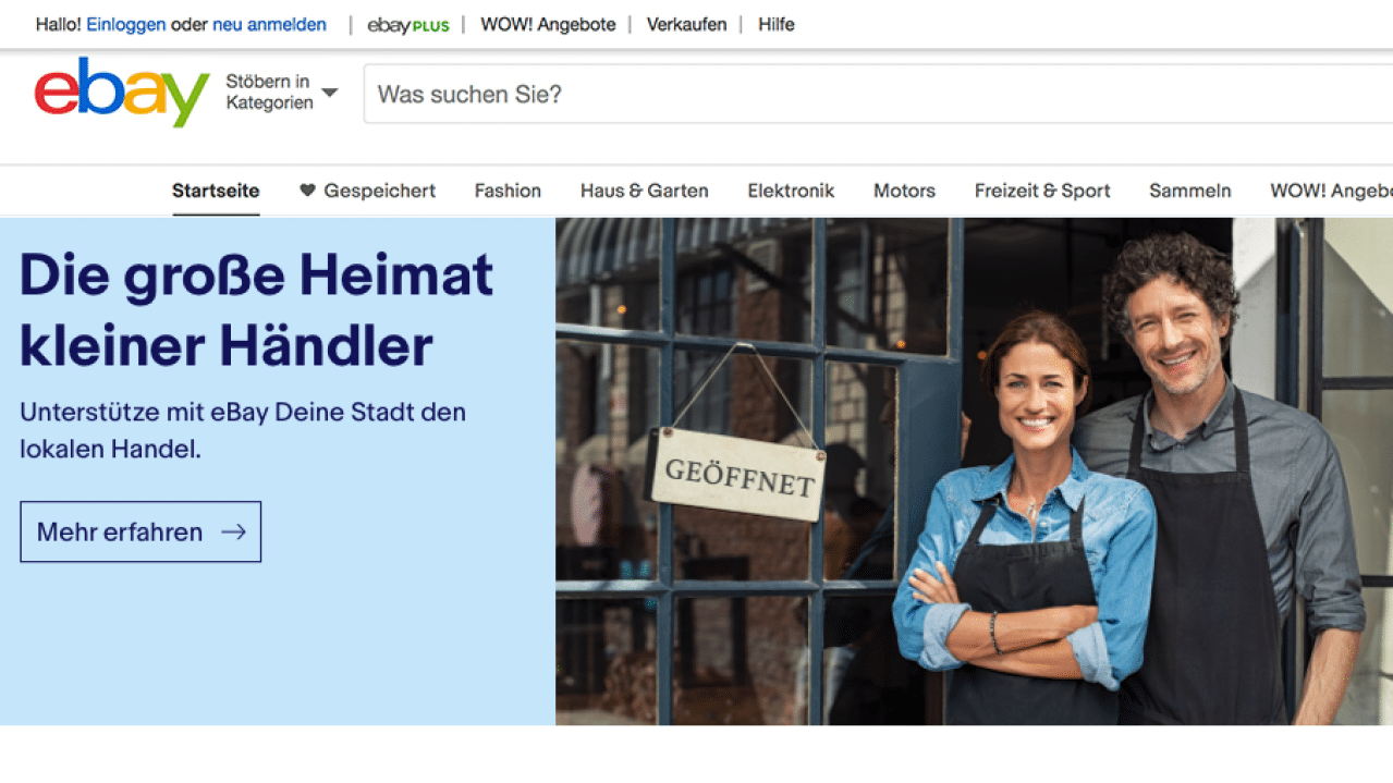 Ebay Deine Stadt Neues Portal Als Lokaler Marktplatz Heise Online