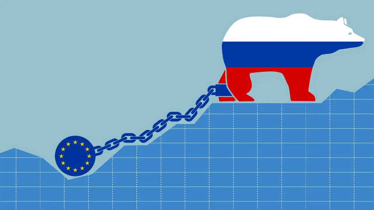 Russischer Bär in Trikolore überwindet EU-Sanktionen
