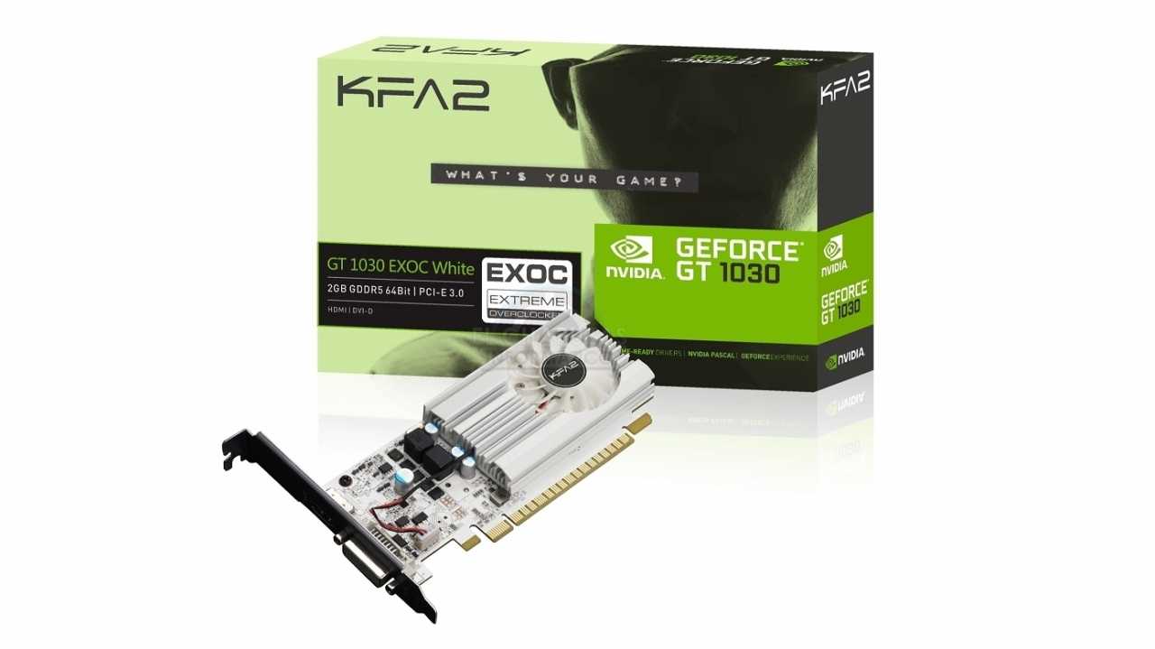 Supersparsame Pascal-Grafikkarte Nvidia GeForce GT 1030: Erste Bilder aufgetaucht