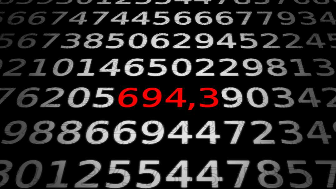 Zahlen, bitte! 694,3 Nanometer