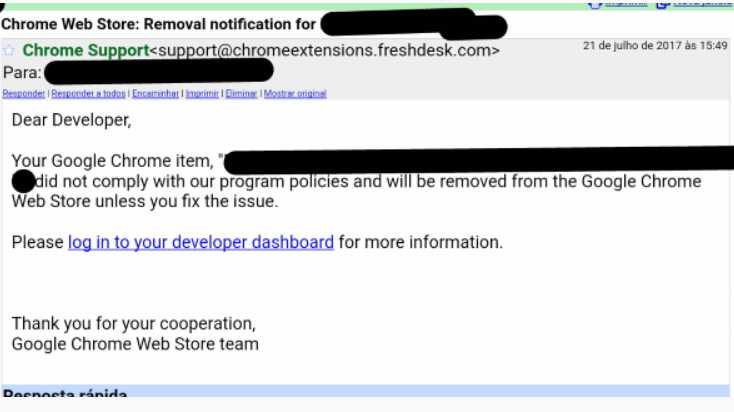 Google warnt Entwickler von Chrome-Erweiterungen vor Phishing-Mails