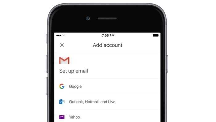 Gmail für iOS spricht mit fremden E-Mail-Anbietern