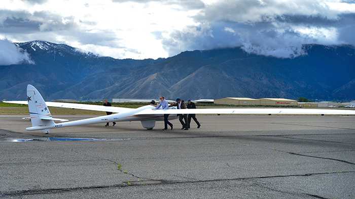 Perlan II, Anfang September 2017 in El Calafate, Argentinien