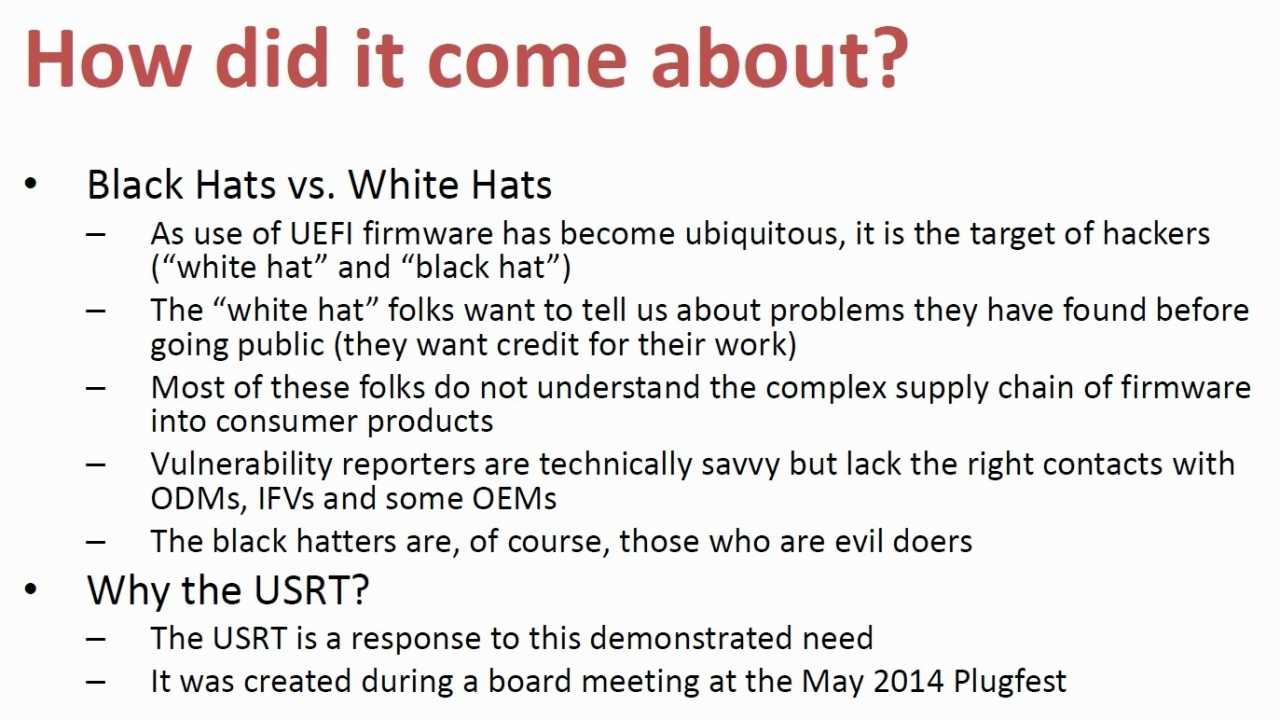 UEFI-BIOS bekommt ein Sicherheits-Expertenteam