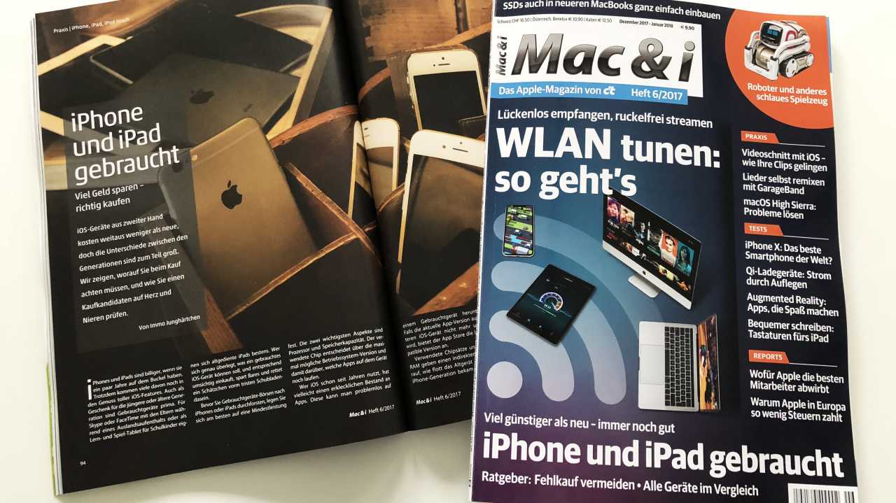 Mac & i Heft 6/2017 vorab im Heise-Shop bestellbar