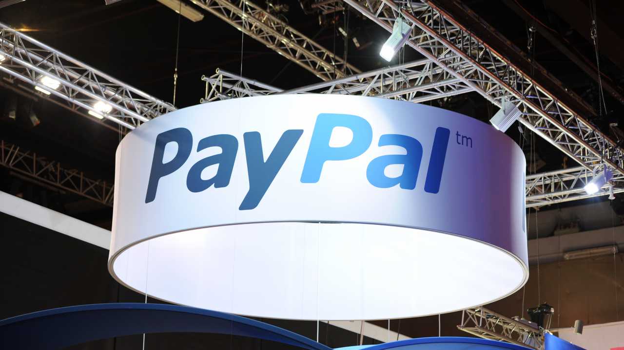 PayPal-Schild