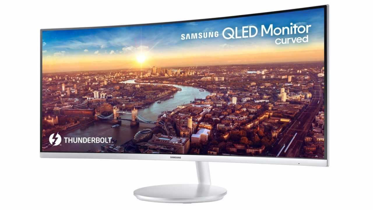 34 Zoller Samsung CJ791: Curved-QLED-Display mit 3840 × 1440 Pixeln und Thunderbolt 3