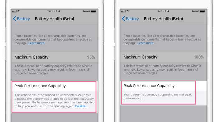 iOS 11.3: Details zu Apples Leistungsdrosselschalter beim iPhone