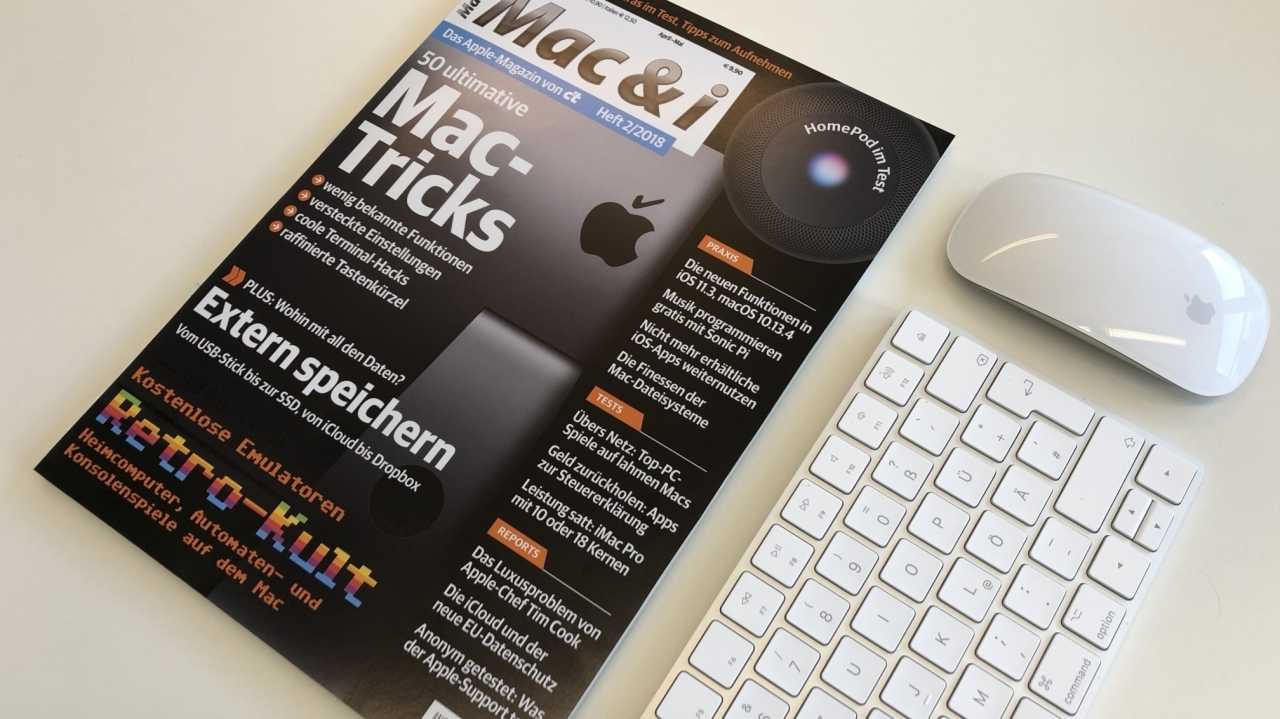Mac & i Heft 2/2018 jetzt vorab im Heise-Shop