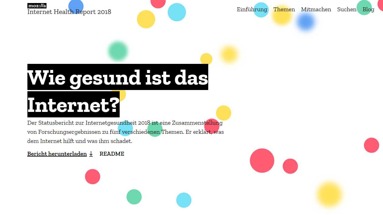 Mozilla fühlt dem Internet den Puls