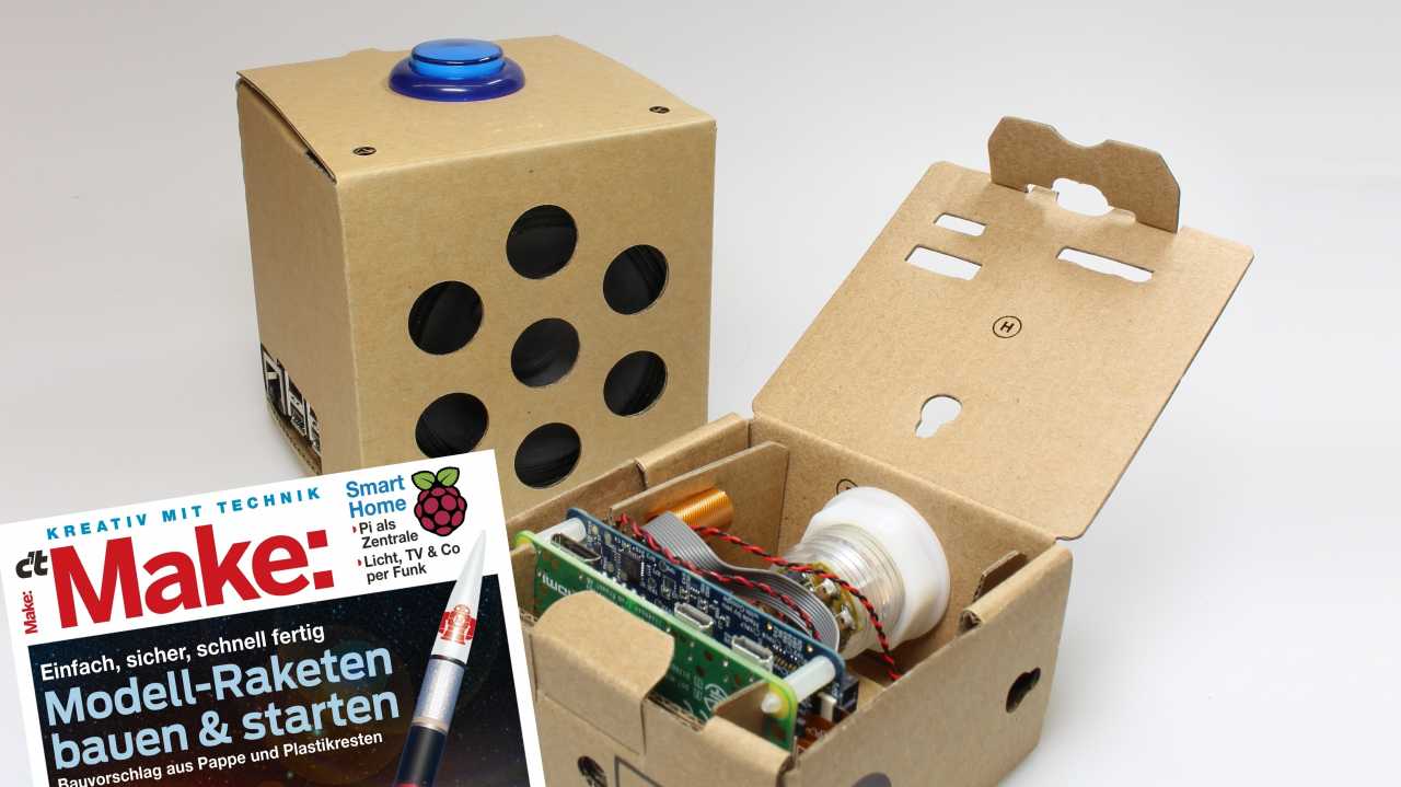 Make Magazin vor Google AIY Vision Kit und Raspberry Pi