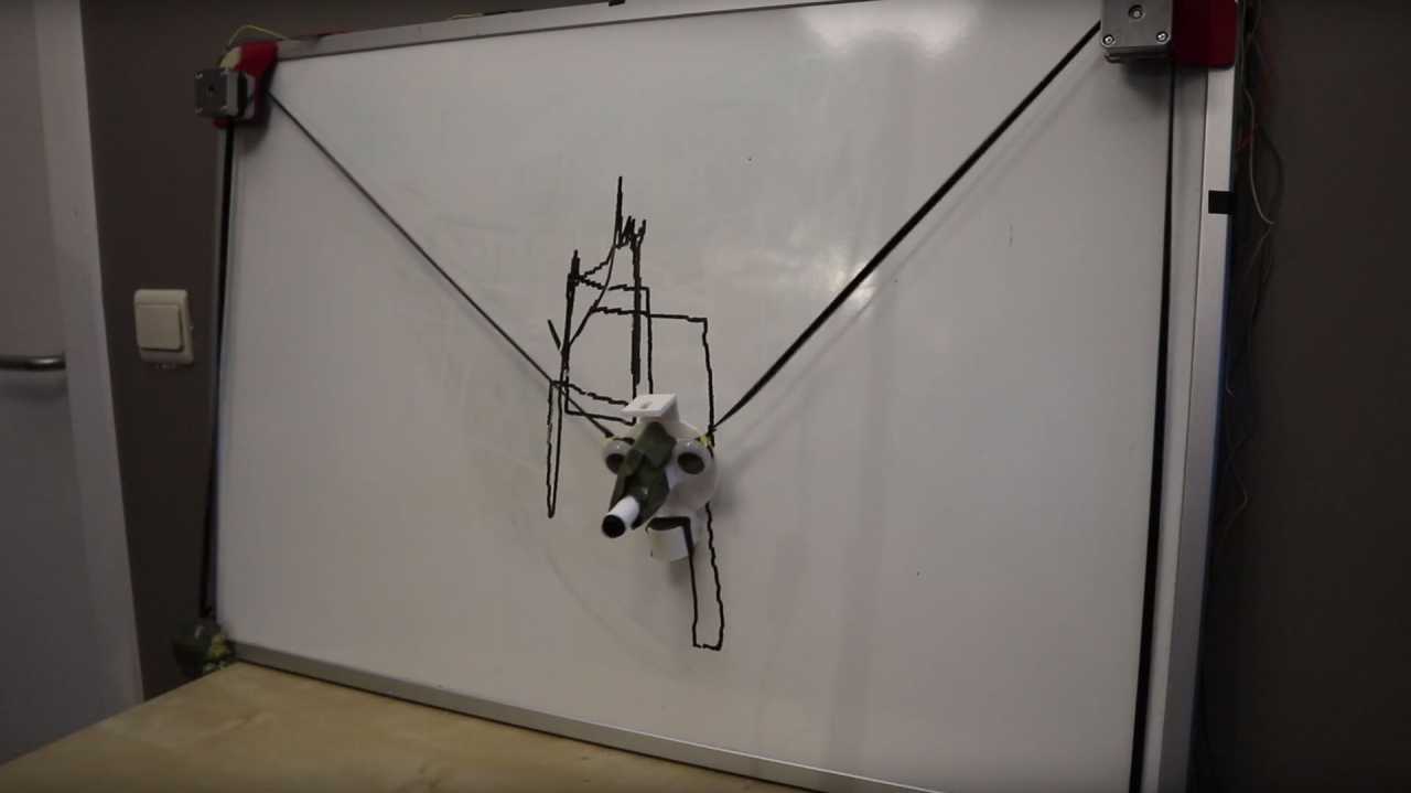 Whiteboard mit Plotti Botti