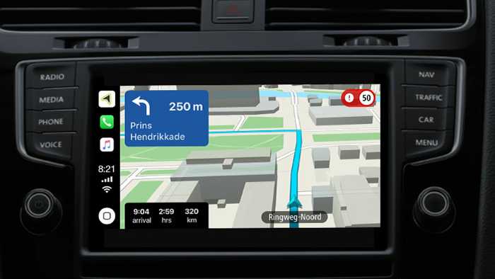 TomTom-Navi für Apples CarPlay