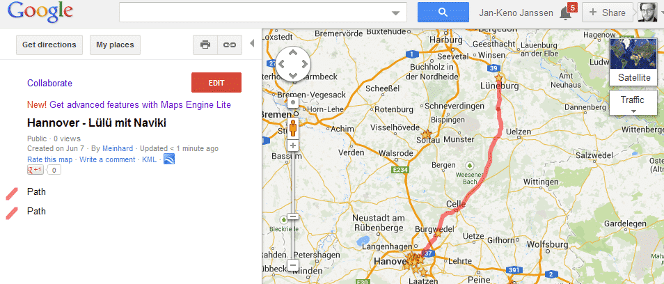 fahrrad app als alternative zu google maps