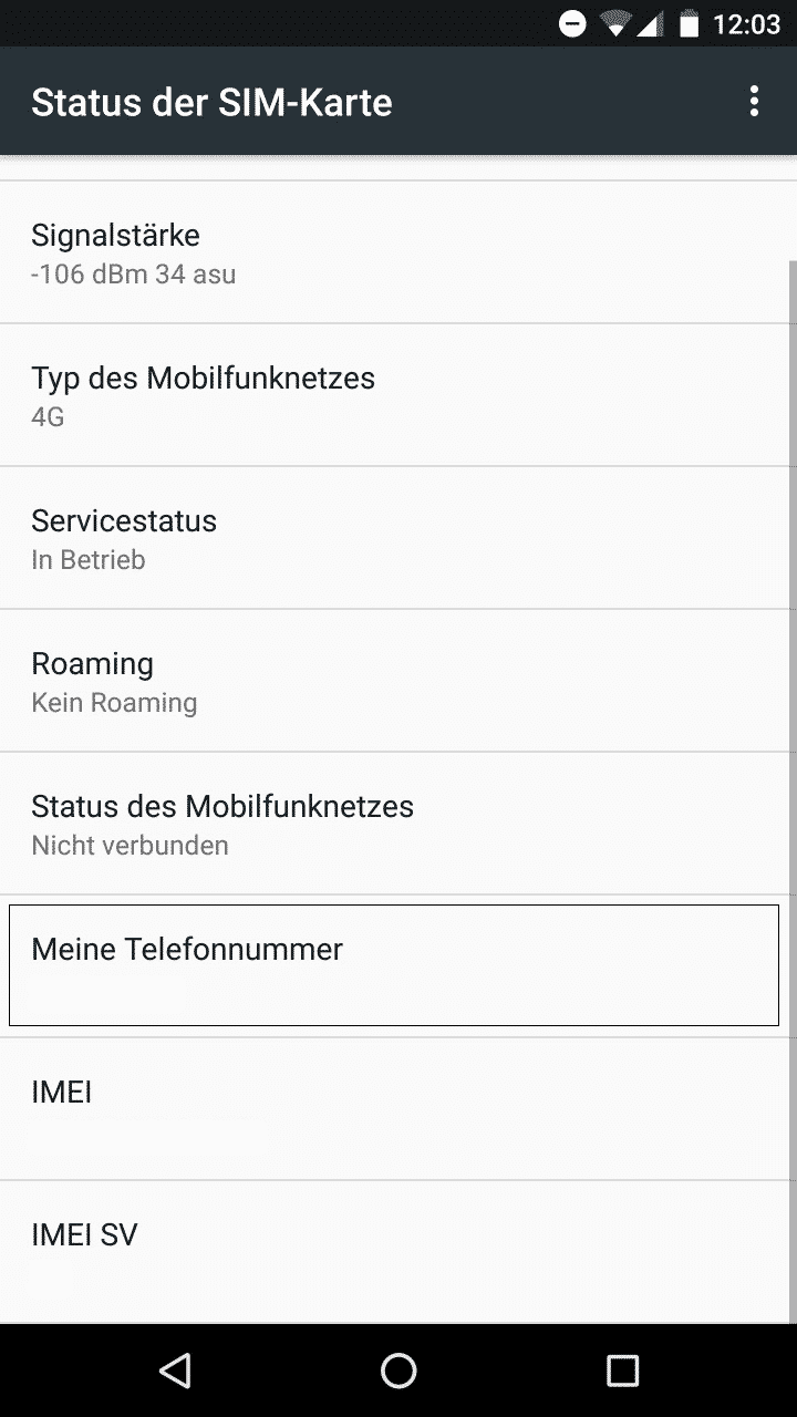 Eigene Handynummer bei Android herausfinden so klappt