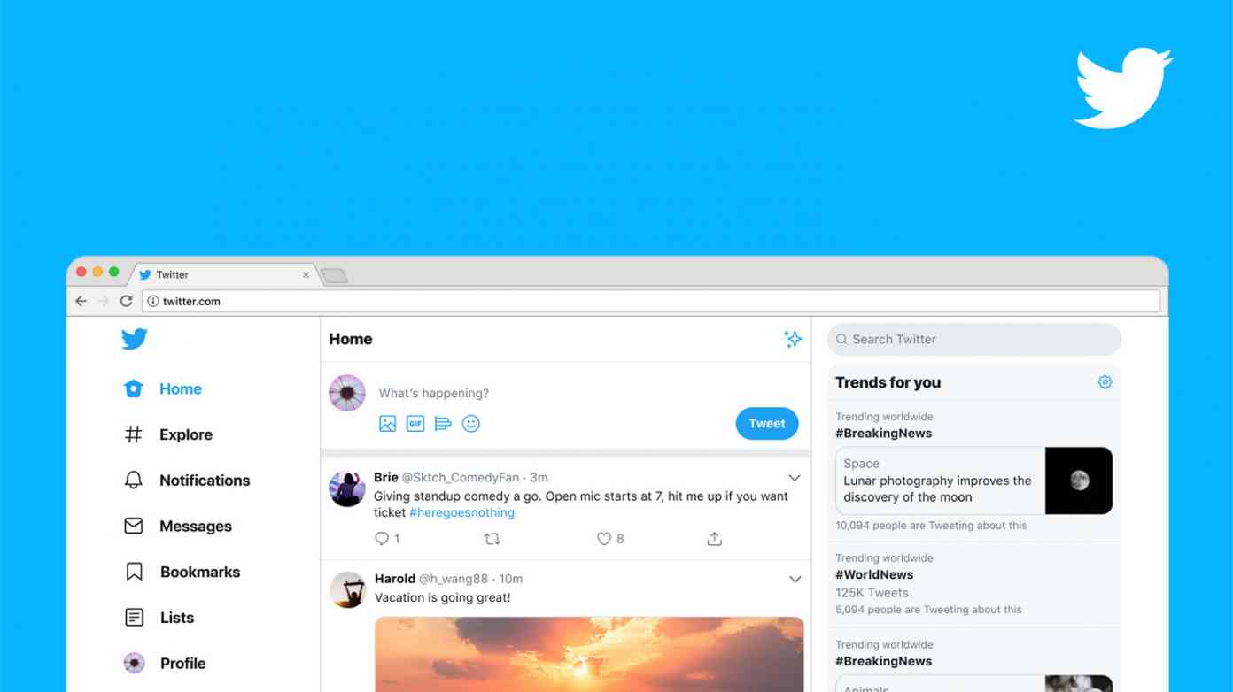 Twitter bekommt gro es redesign heise online
