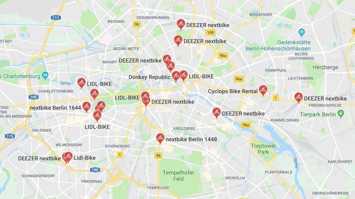 google maps zeigt fahrrad nicht an