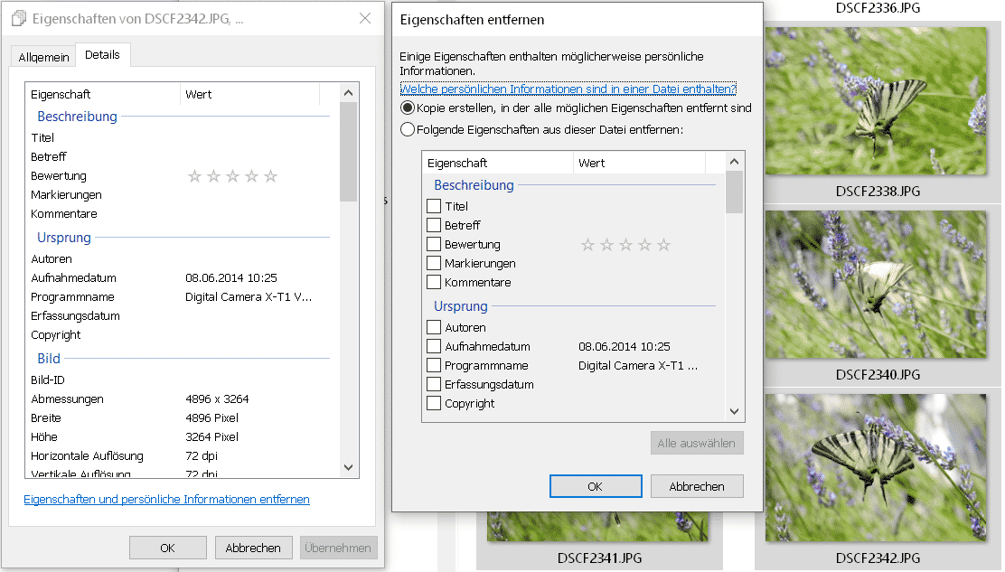 Metadaten aus Fotos entfernen heise online