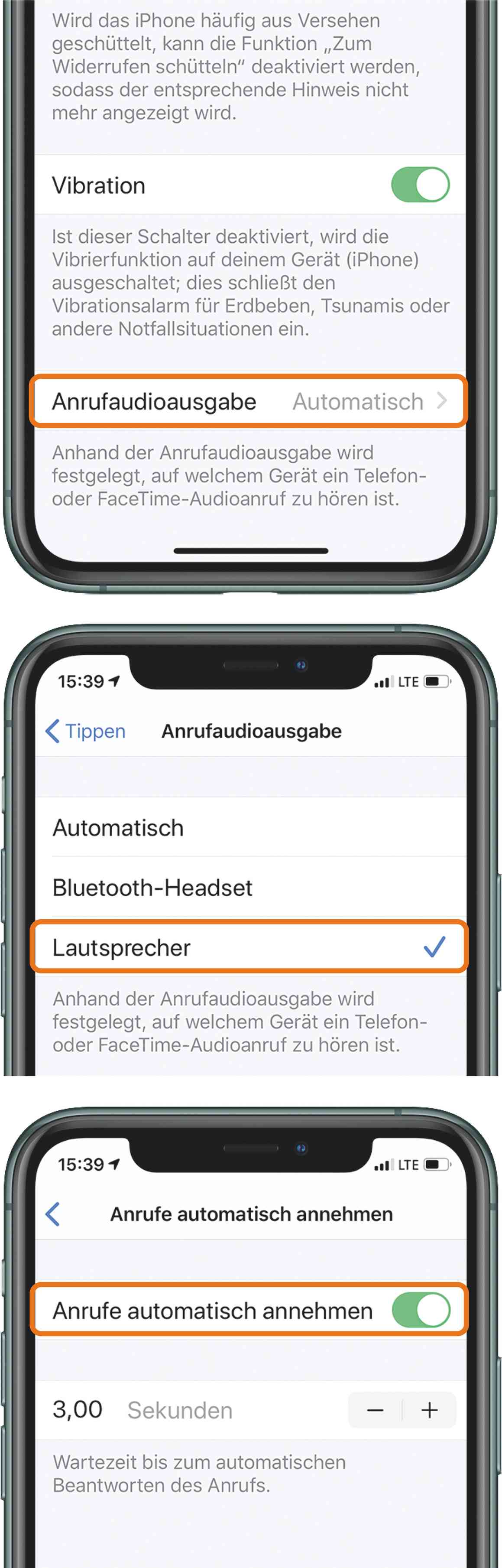 Tipp Anrufe auf iPhone automatisch annehmen heise online