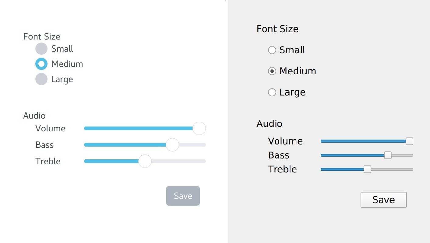 Die Stile Imagine und Fusion für Qt Quick Controls 2.
