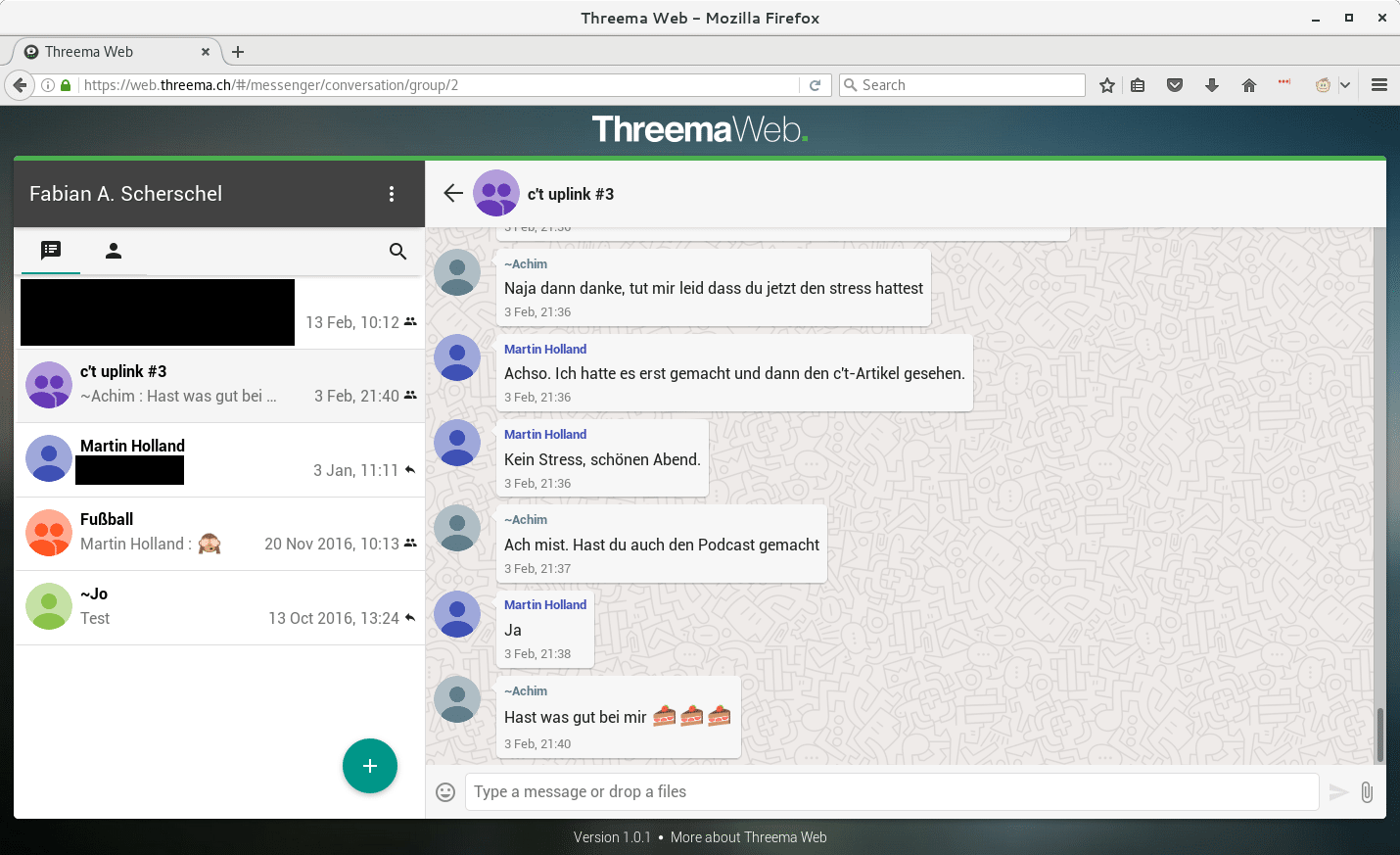 Auf die Inhalte der Ende-zu-Ende-verschlüsselten Threema-Chats kann man nun optional auch im Browser zugreifen.