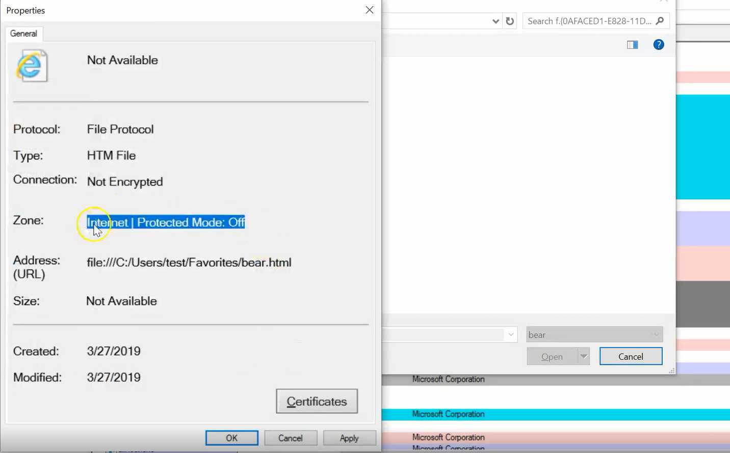 SandboxEscaper zeigt im Video die Deaktivierung des Protected Mode mittels DLL Injection.